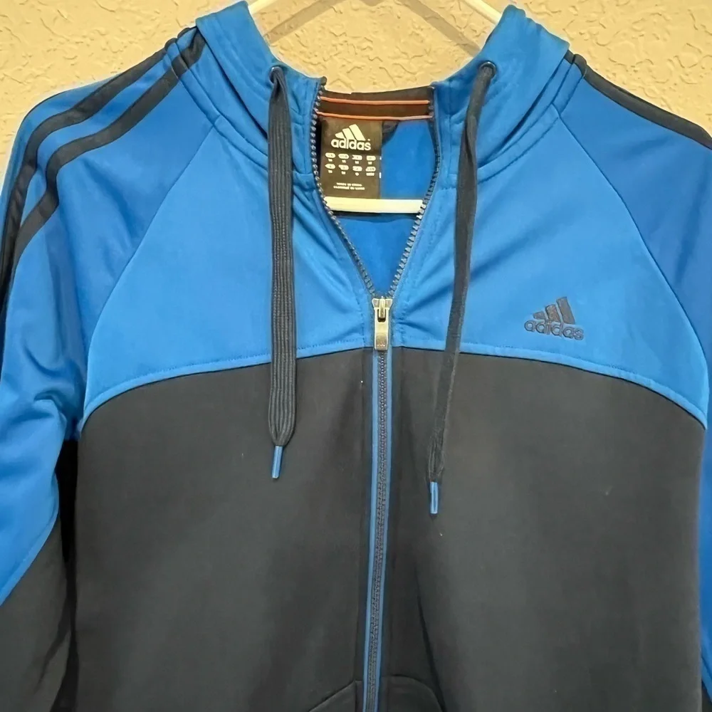 Adidas full zip tracksuit hoodie for men’s